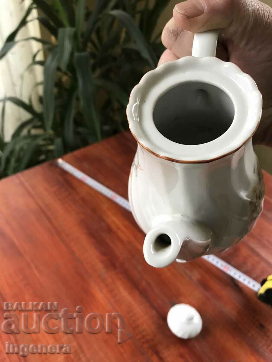 PORCELAIN KETTLE KETTLE BULGARIA - 5 PORCELAIN KETTLE KETTLE BULGARIA - 5