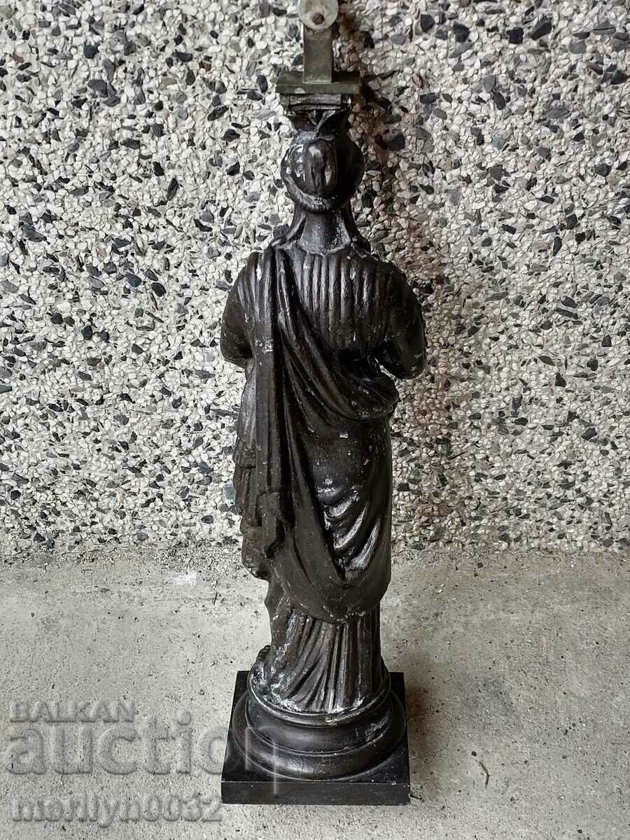 Παράδοση Αγαλματίδιο της θεάς REGUL πλαστικό γλυπτό στις αρχές του 20ου αιώνα Παράδοση Αγαλματίδιο της θεάς REGUL πλαστικό γλυπτό στις αρχές του 20ου αιώνα