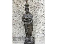 Statuette figure goddess REGUL plastic sculpture early 20th century