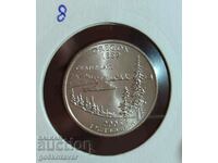 Сащ-Америка 25 цента 2005г Юбилейни UNC