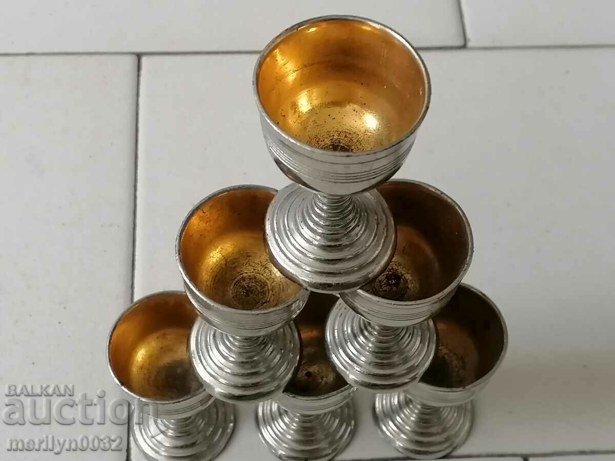 Доставка на 6 бр. Стари чаши за алкохол чаша сервиз Доставка на 6 бр. Стари чаши за алкохол чаша сервиз