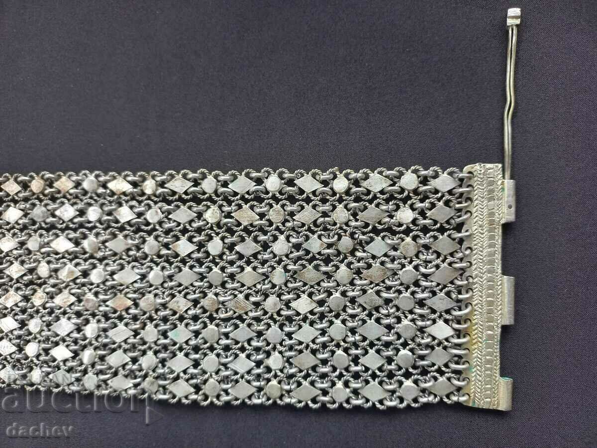 Auction Rare antique Renaissance silver bracelet 19th Century, costume Auction Rare antique Renaissance silver bracelet 19th Century, costume