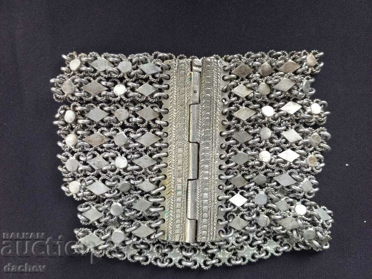 Rare antique Renaissance silver bracelet 19th Century, costume - 5 Rare antique Renaissance silver bracelet 19th Century, costume - 5