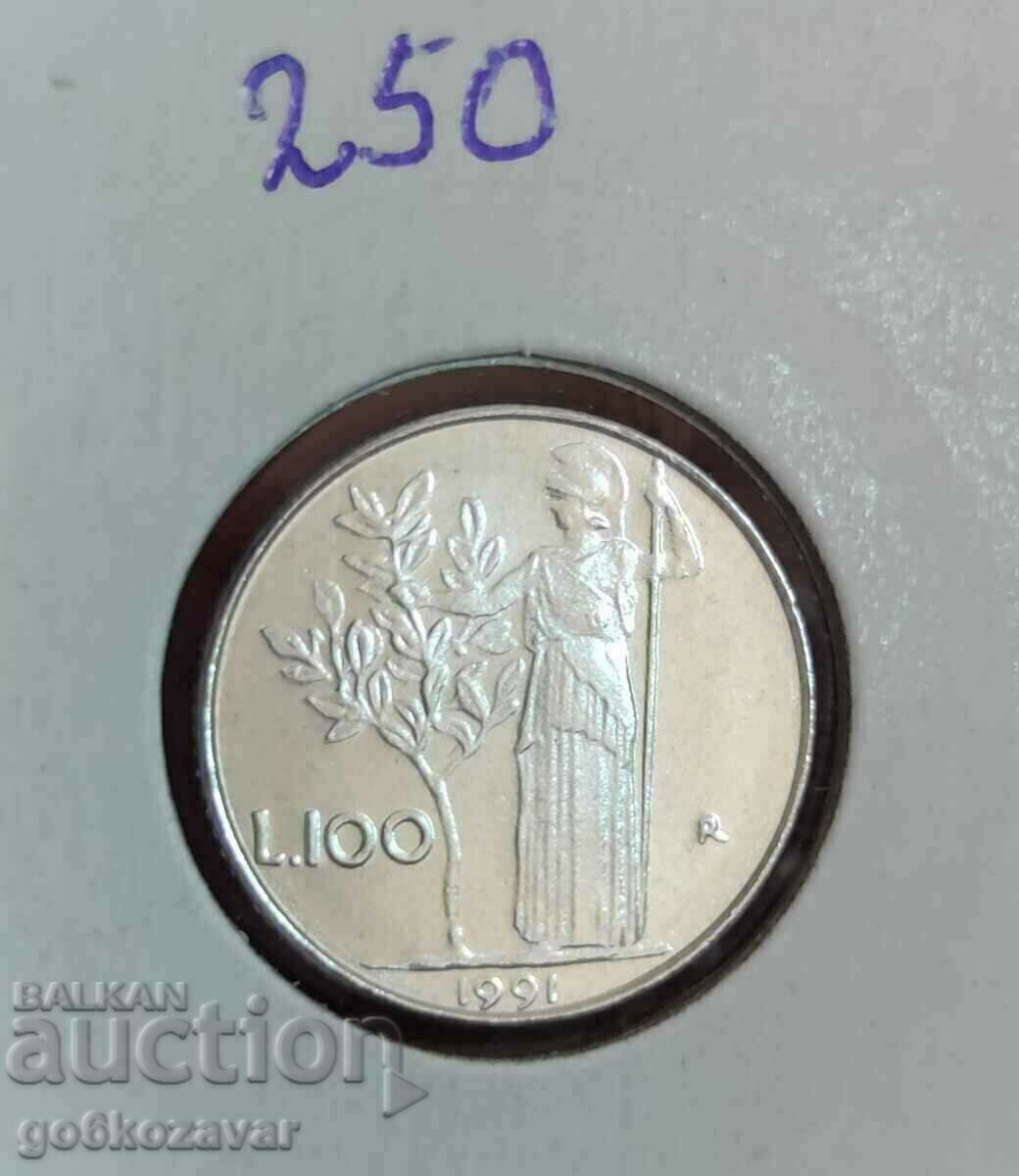 Italia 100 lire 1991