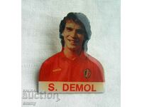 Football badge - Stephan Demolle, ex-footballer Belgium
