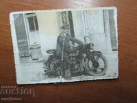 OLD PHOTO MILITARY MOTORCYCLE