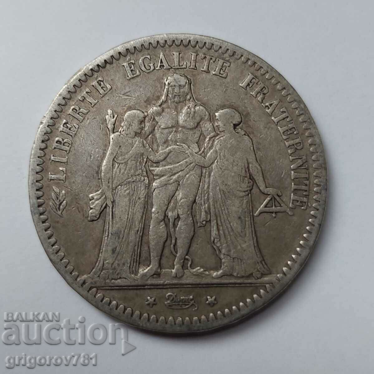 5 Φράγκα Ασήμι Γαλλία 1849 A - Ασημένιο νόμισμα #14 με τιμή € 34.26 | 67.01 BGN