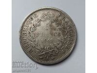 5 Φράγκα Ασήμι Γαλλία 1849 A - Ασημένιο νόμισμα #14