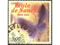 Marca ștampilată Fauna Peperuda 1999 din Franța