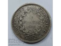 5 Φράγκα Ασήμι Γαλλία 1848 Α - Ασημένιο νόμισμα #98