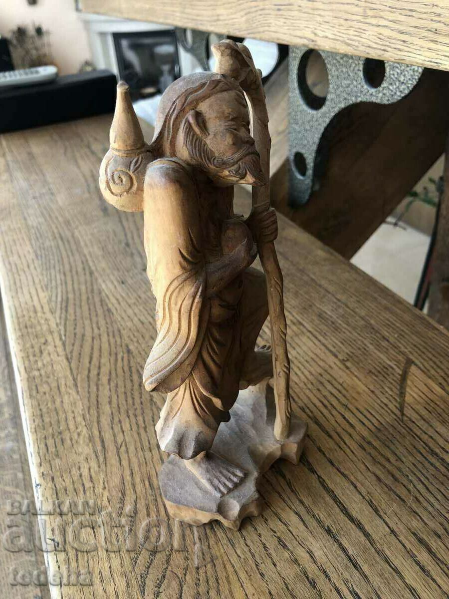 OLD JAPANESE WOODEN FIGURE- SAGE with price 300.00 BGN | € 153.39 OLD JAPANESE WOODEN FIGURE- SAGE with price 300.00 BGN | € 153.39