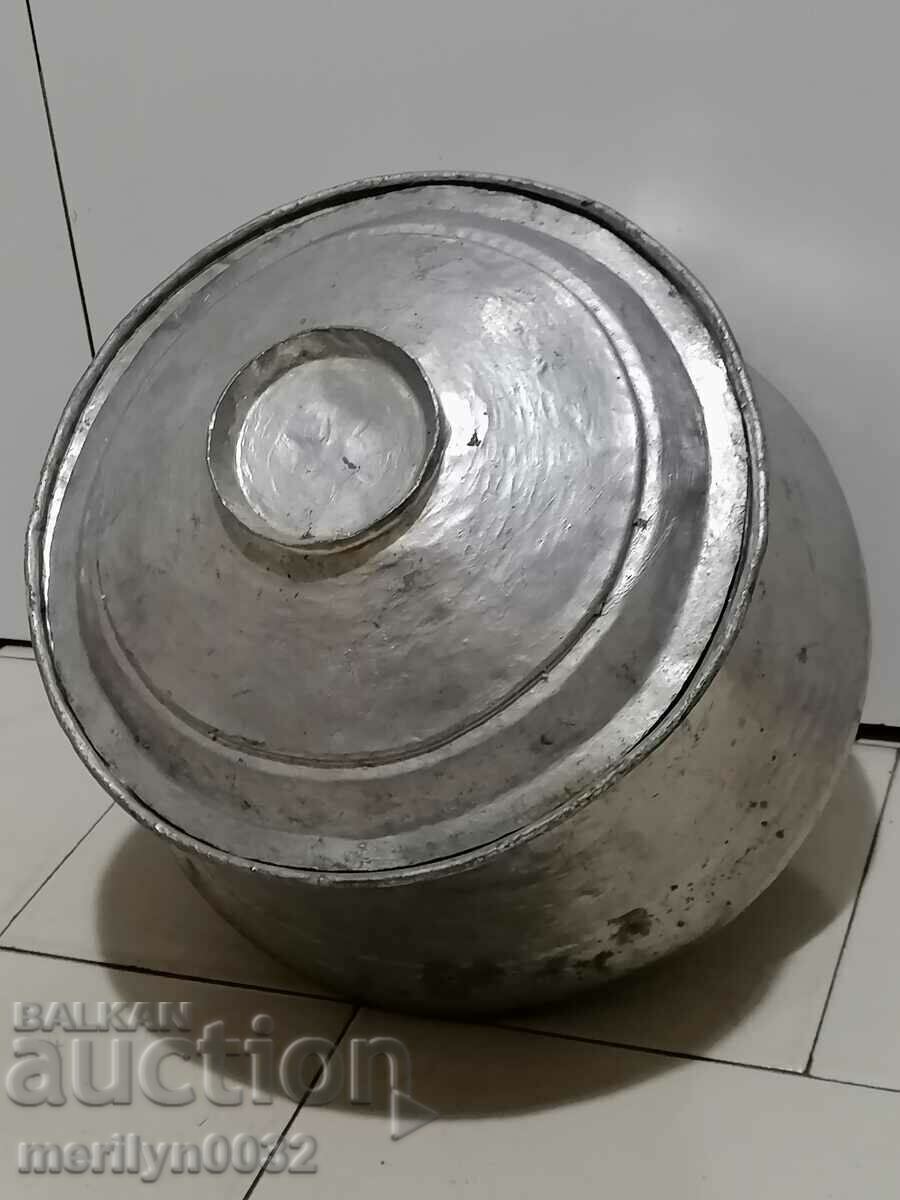 Copper pot with lid, copper container, cauldron with price € 91.30 | 178.57 BGN Copper pot with lid, copper container, cauldron with price € 91.30 | 178.57 BGN