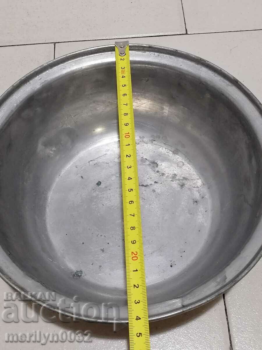 Χάλκινη κατσαρόλα με καπάκι χάλκινο σκεύος χύτρα λέβητας μπασάν - 5