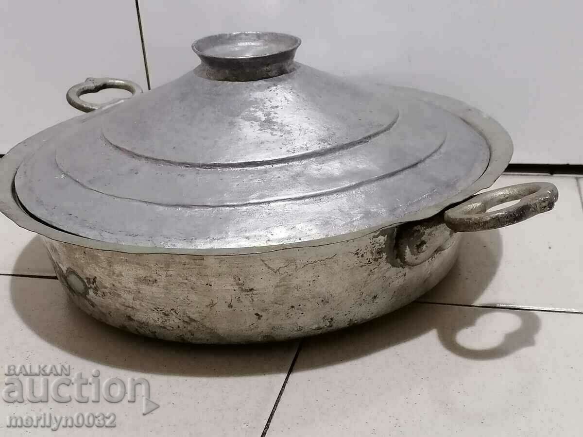 Tray with lid copper kadaifnik copper vessel sahan copper pan tas with price 289.00 BGN | € 147.76 Tray with lid copper kadaifnik copper vessel sahan copper pan tas with price 289.00 BGN | € 147.76