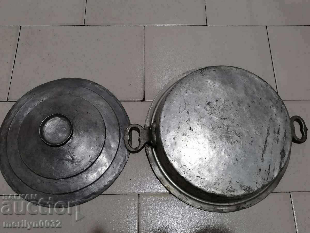 Tray with lid copper kadaifnik copper vessel sahan copper pan tas - 7 Tray with lid copper kadaifnik copper vessel sahan copper pan tas - 7