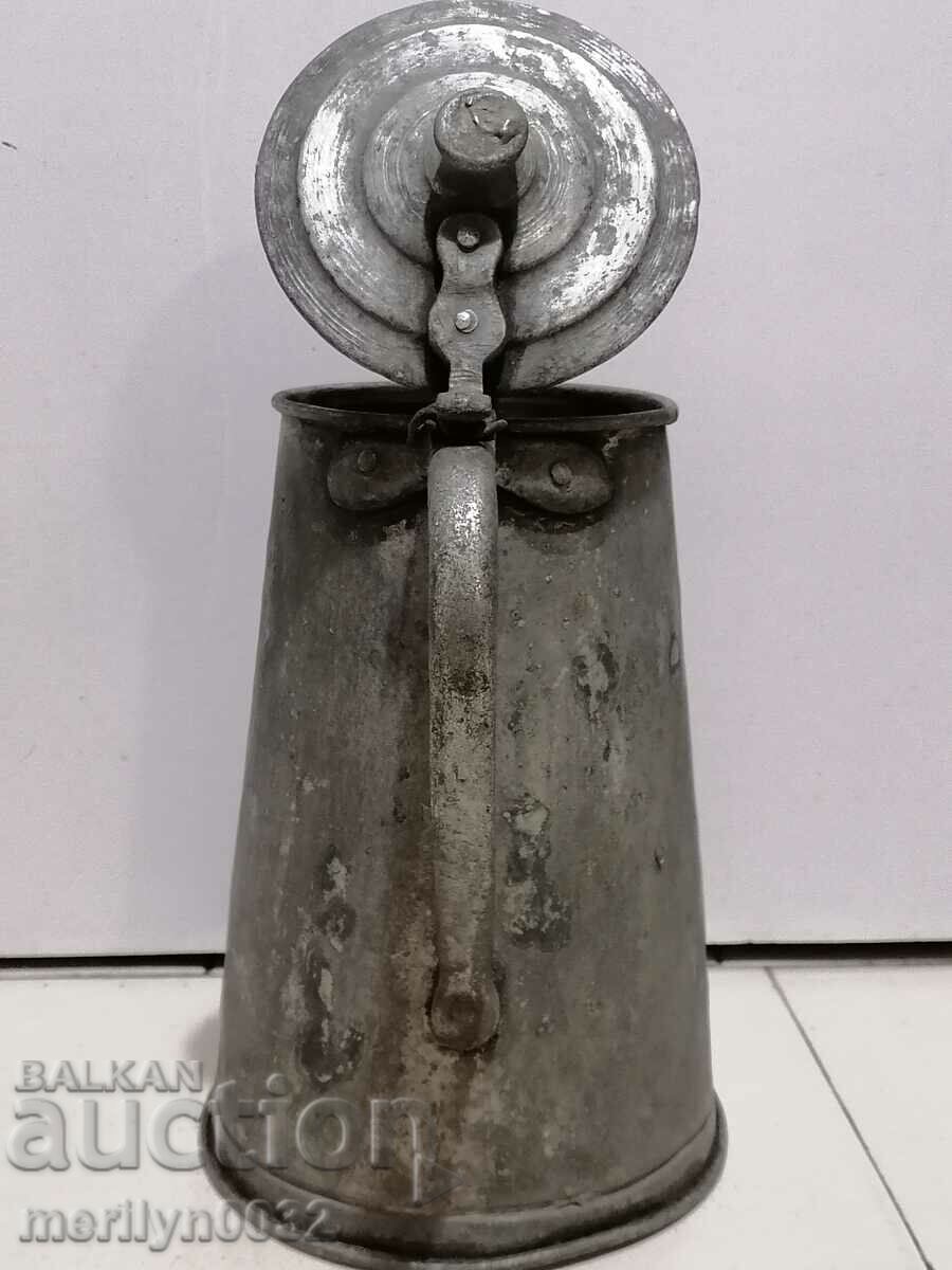 Delivery of Revival tinned jug fluted copper copper pot teapot Delivery of Revival tinned jug fluted copper copper pot teapot