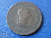 Marea Britanie 1807 - 1/2 penny