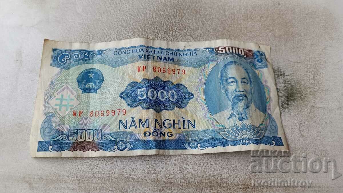 Vietnam 2000 Dong 1991