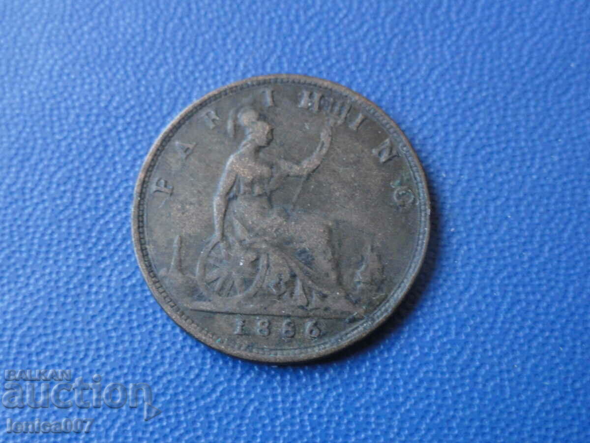 Μεγάλη Βρετανία 1886 - 1 φάρθ - 6 Μεγάλη Βρετανία 1886 - 1 φάρθ - 6