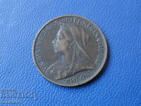 Великобритания 1900г. - 1 фартинг