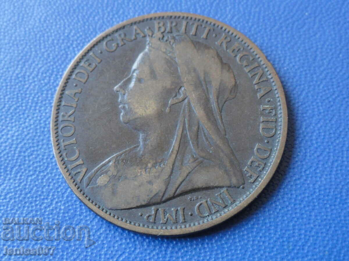 Δημοπρασία Μεγάλη Βρετανία 1900 - 1 δεκάρα Δημοπρασία Μεγάλη Βρετανία 1900 - 1 δεκάρα