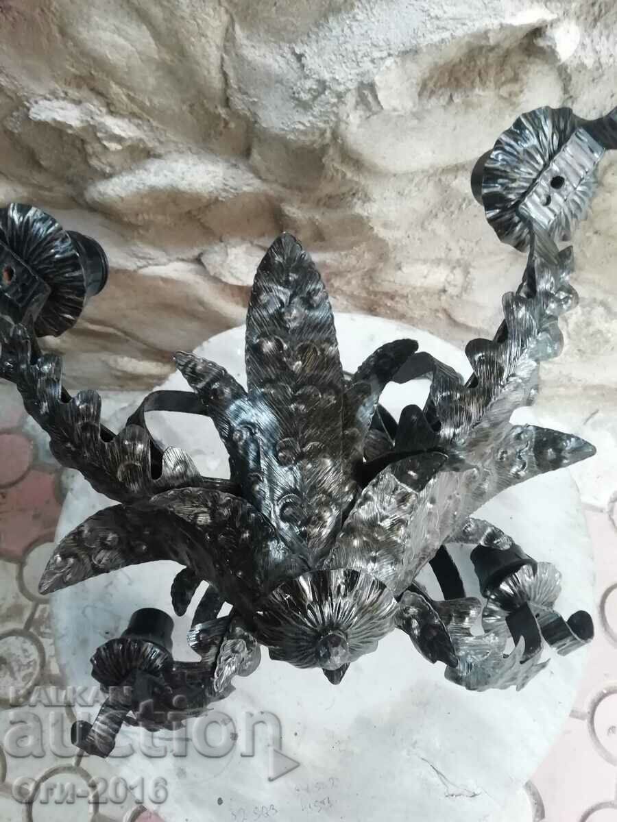 Παλαιός πολυέλαιος από σφυρήλατο σίδερο - 6 Παλαιός πολυέλαιος από σφυρήλατο σίδερο - 6