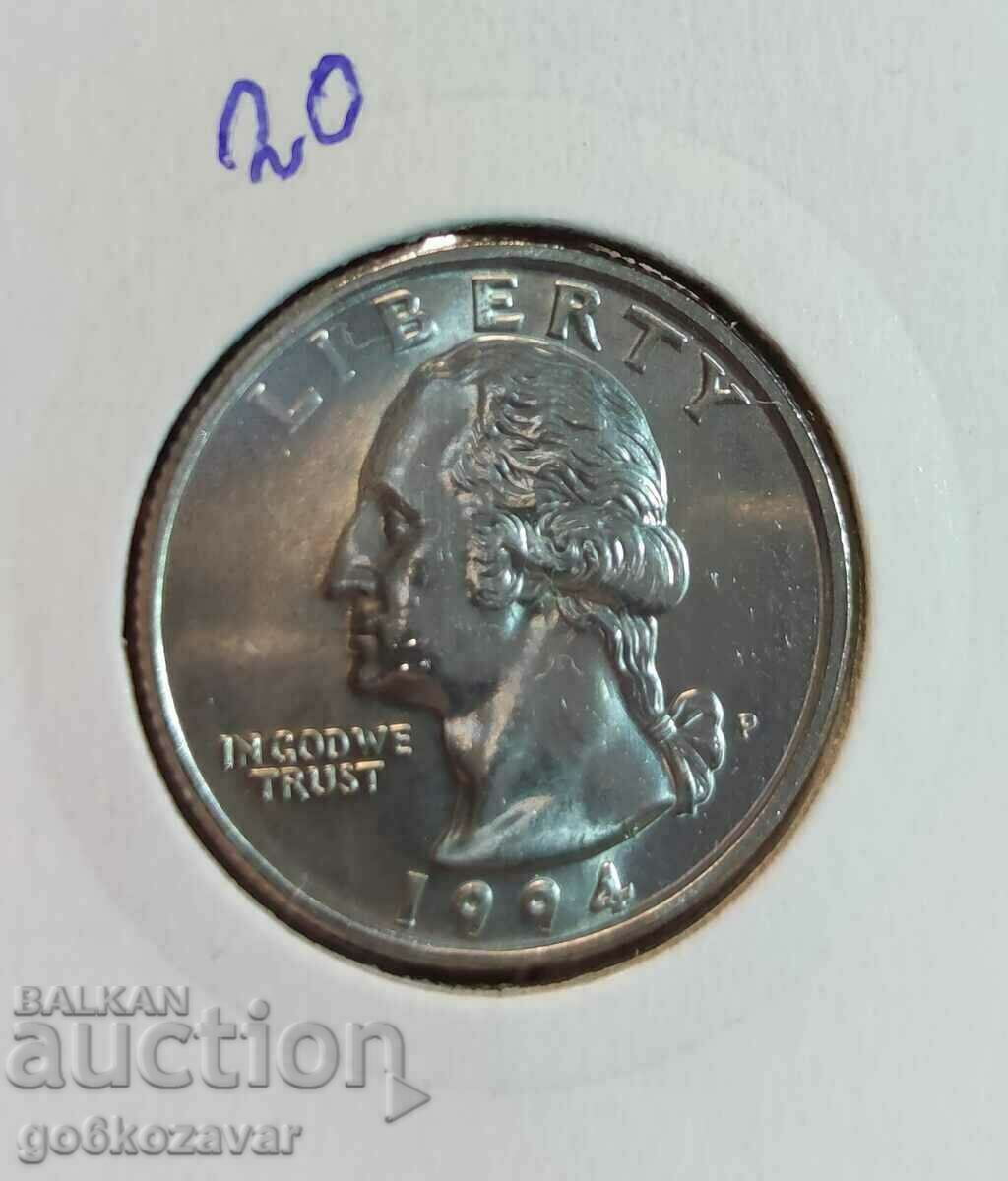 USA 25 cents 1994 UNC