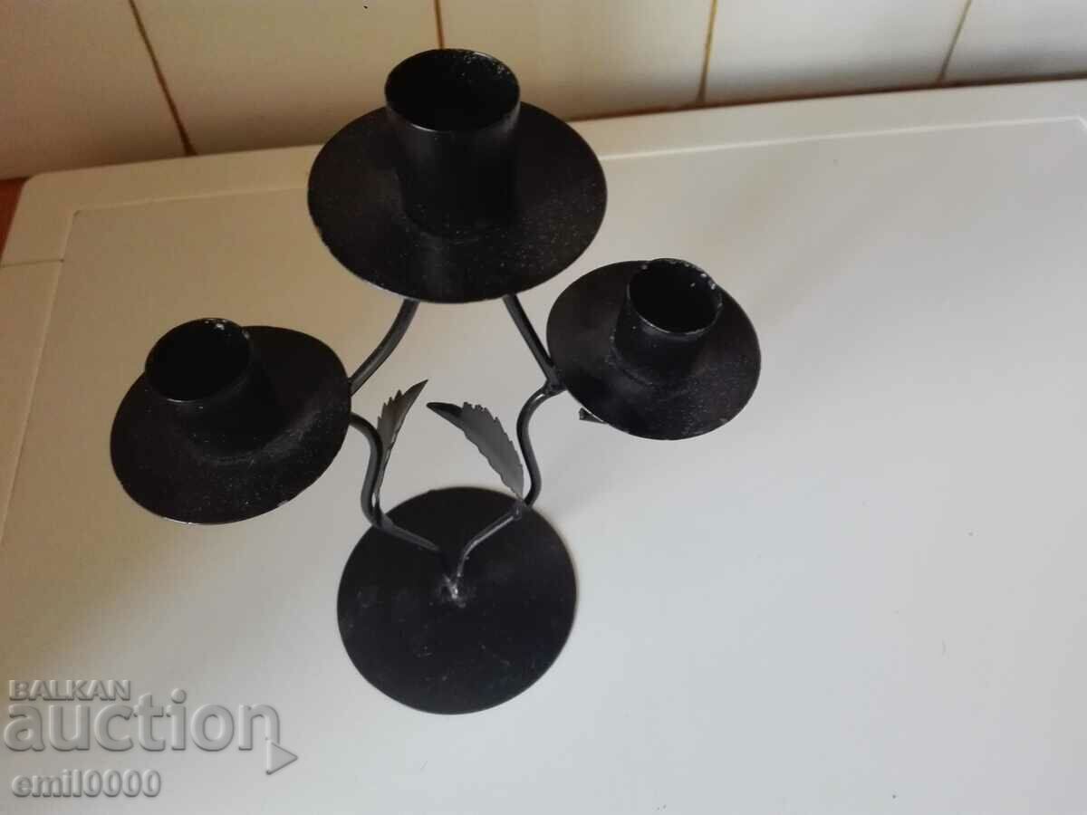 Metal candlestick trio. with price € 5.11 | 9.99 BGN