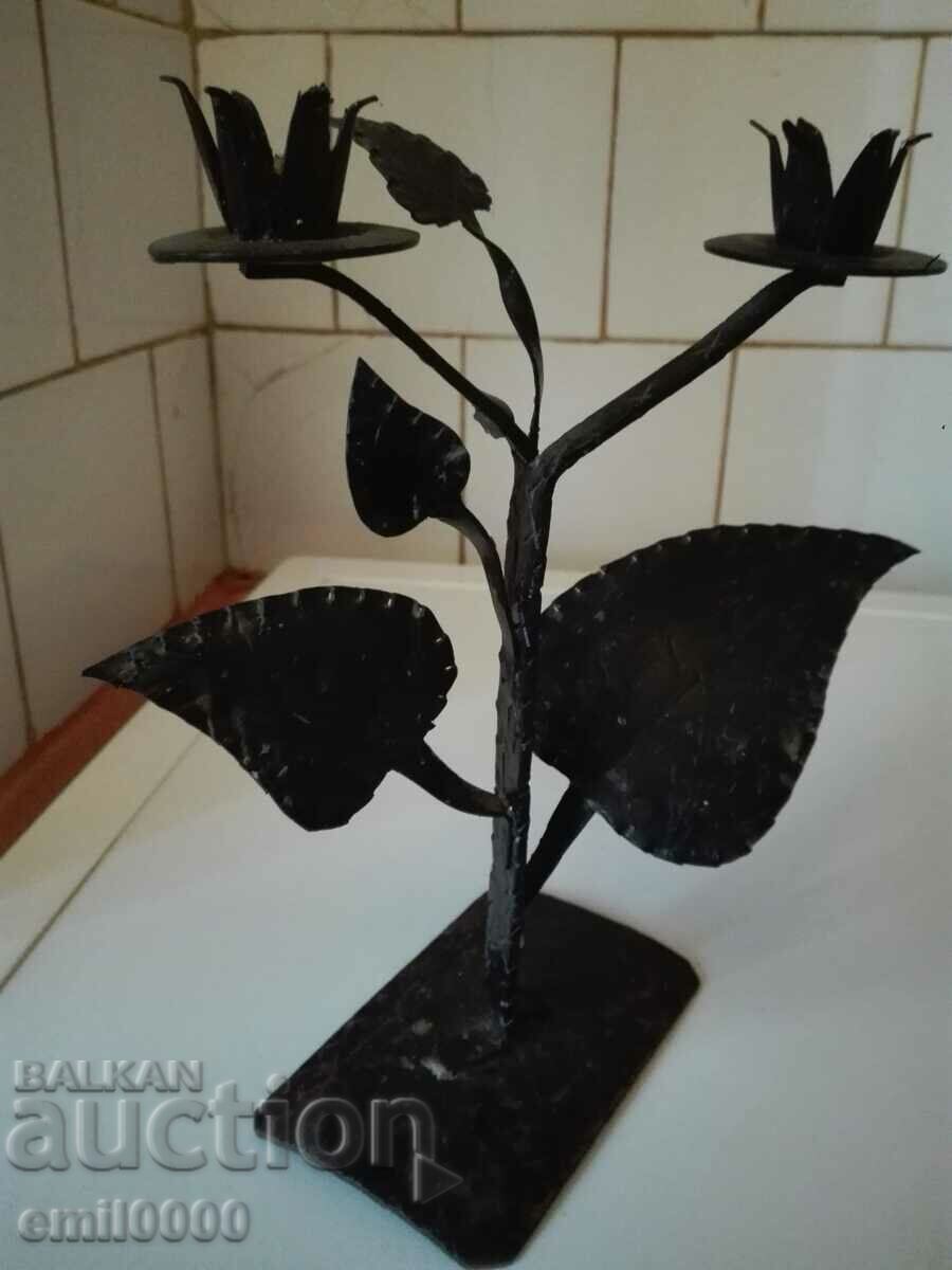 Σφυρήλατο σίδερο κηροπήγιο - 5 Σφυρήλατο σίδερο κηροπήγιο - 5