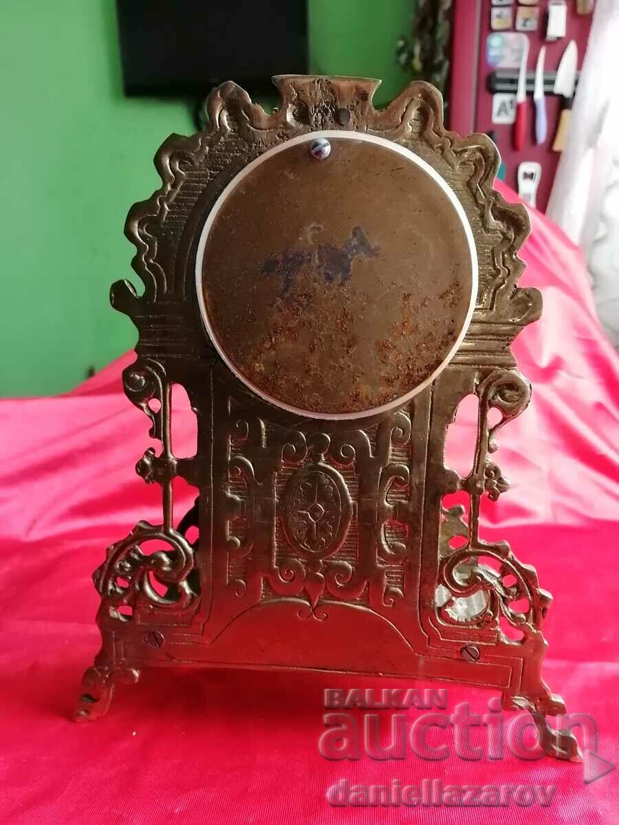 Old Table Bronze Baroque Mantel Clock - 5 Old Table Bronze Baroque Mantel Clock - 5
