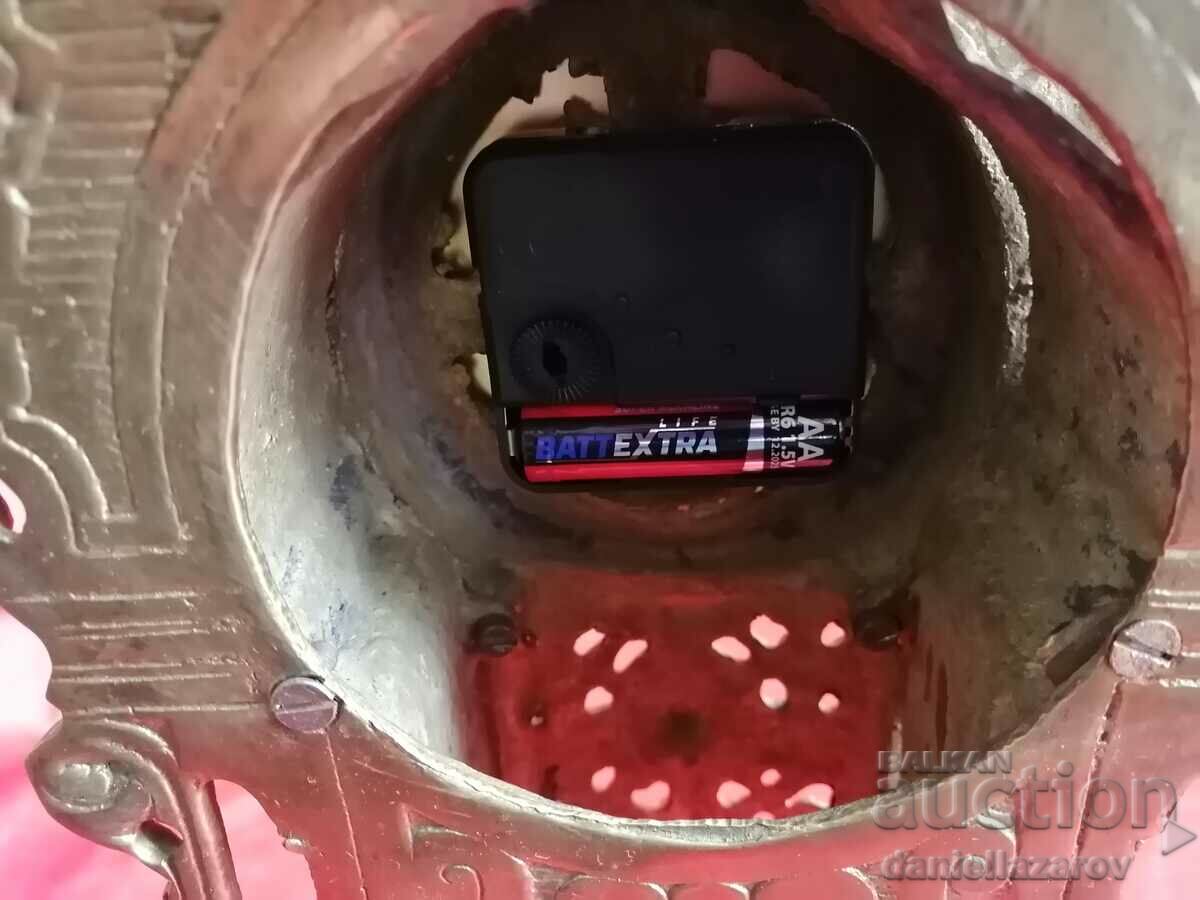 Old Table Bronze Baroque Mantel Clock - 6 Old Table Bronze Baroque Mantel Clock - 6