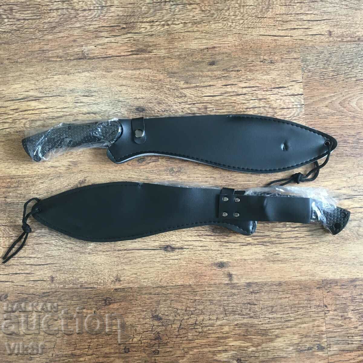 Massive kukri fultang with G10 handle 490x310 mm/black/ - 6 Massive kukri fultang with G10 handle 490x310 mm/black/ - 6