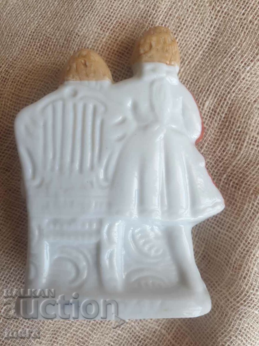 Porcelain figurine with price 10.00 BGN | € 5.11 Porcelain figurine with price 10.00 BGN | € 5.11