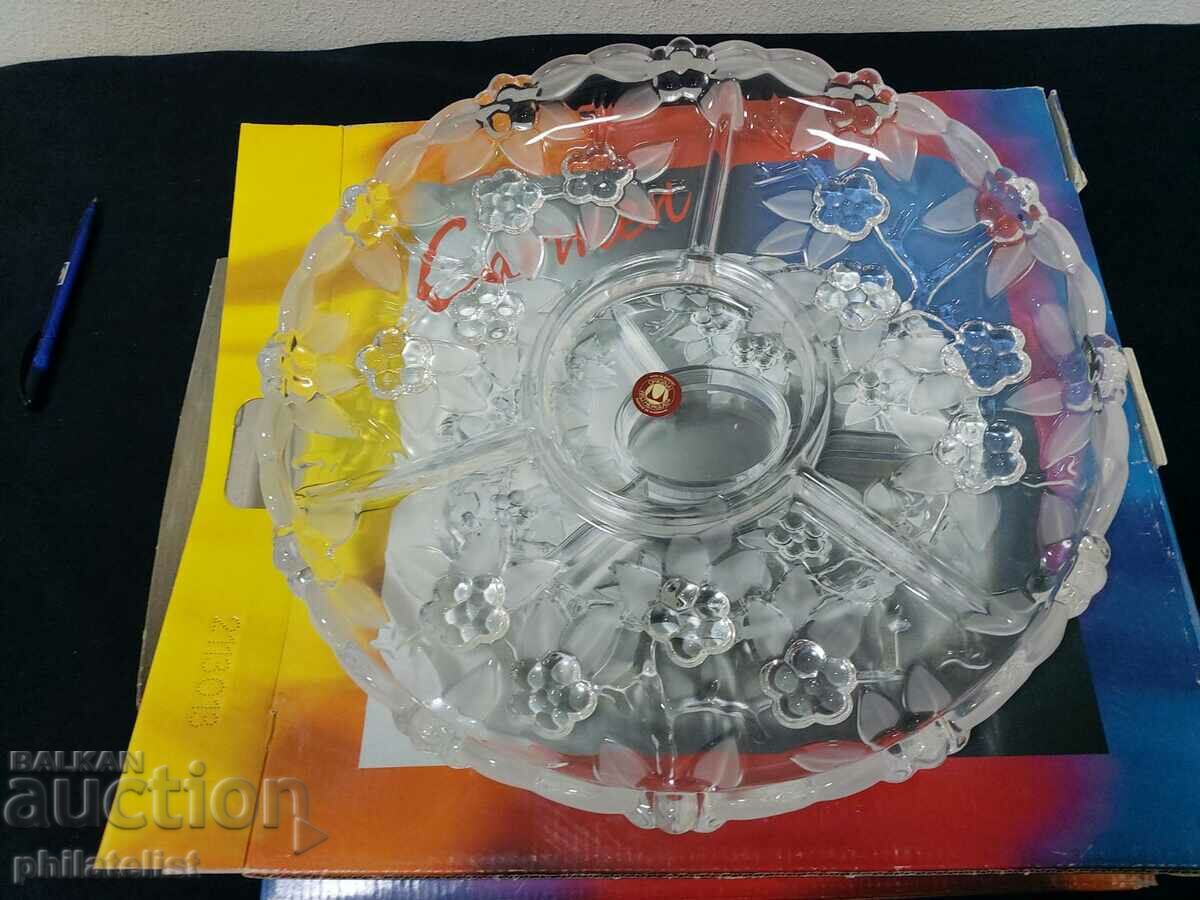 Walther Glas 3 Compartment Glass Breakfast Bowl with price 40.00 BGN | € 20.45 Walther Glas 3 Compartment Glass Breakfast Bowl with price 40.00 BGN | € 20.45