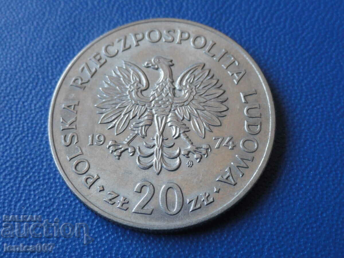 Poland 1974 - 20 zlotys "Marcel Nowotko" - 6 Poland 1974 - 20 zlotys "Marcel Nowotko" - 6