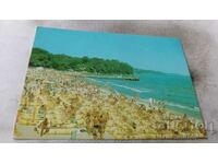 Пощенска картичка Варна Плажът 1975