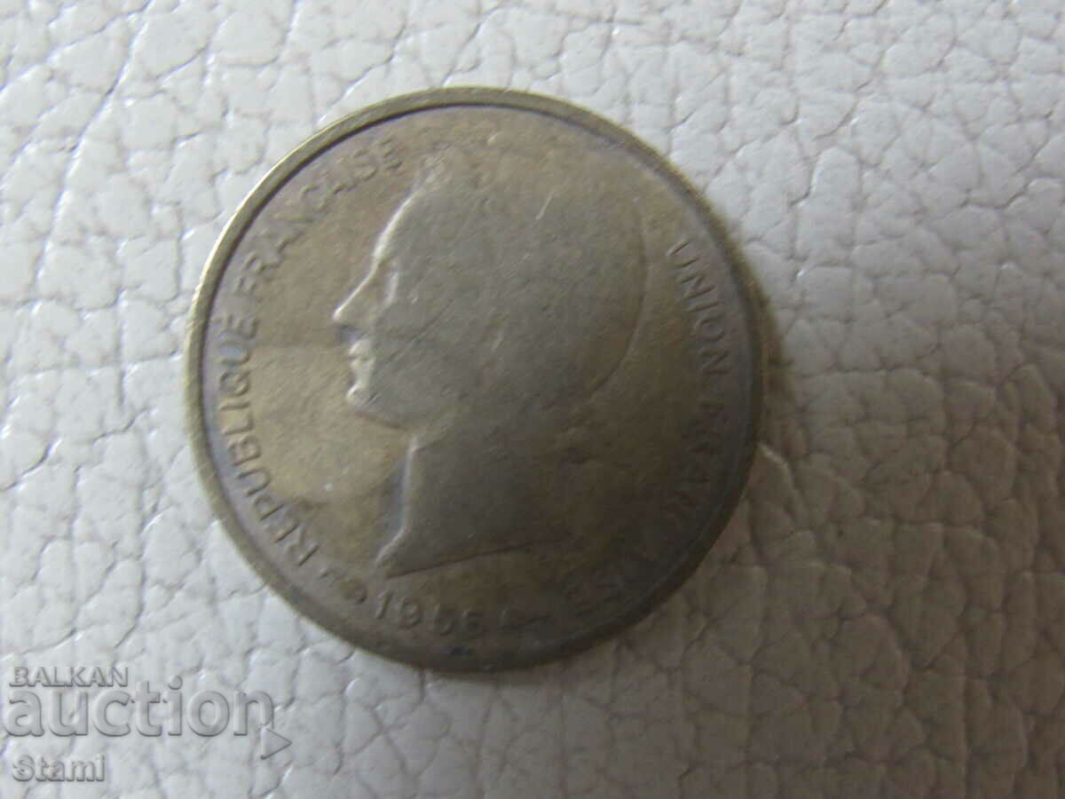 Auction  Togo - 5 francs - 1956, 4D