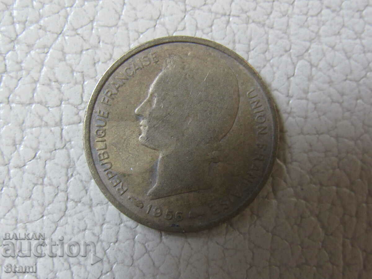 Togo - 5 francs - 1956, 4D - 5