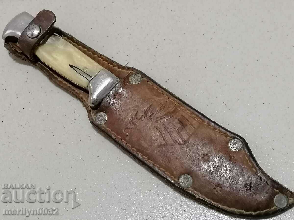 Old hunting knife with kania dagger, blade with price 95.00 BGN | € 48.57 Old hunting knife with kania dagger, blade with price 95.00 BGN | € 48.57
