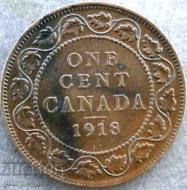 Canada 1 cent 1918