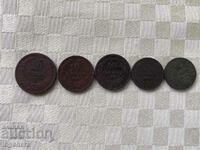 COINS COINS 1906 AND 1913-5 PCS