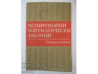 Четиризначни математически таблици - В. М. Брадис