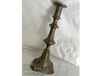 Ancient Bronze Candlestick