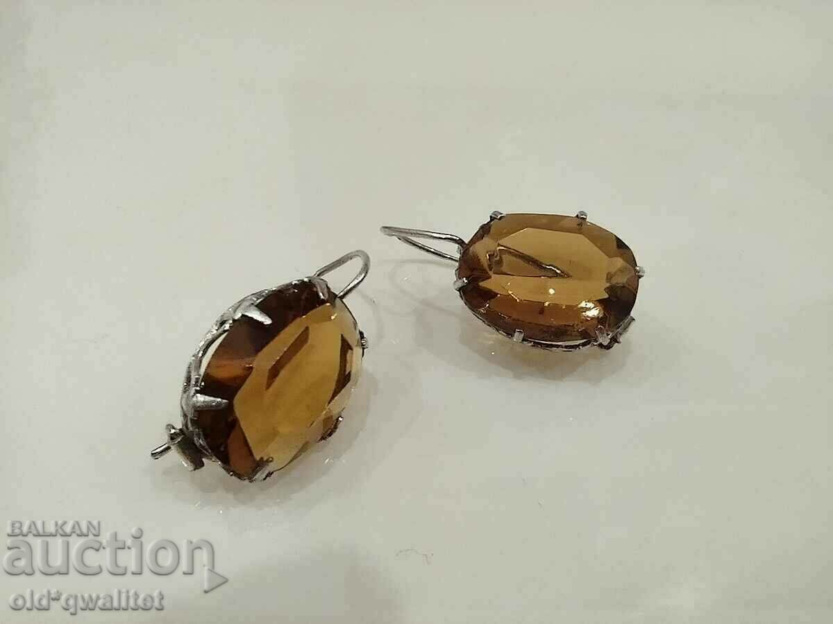 Cercei din argint, rusești, înainte de 1989 cu preț 227.00 BGN | € 116.06