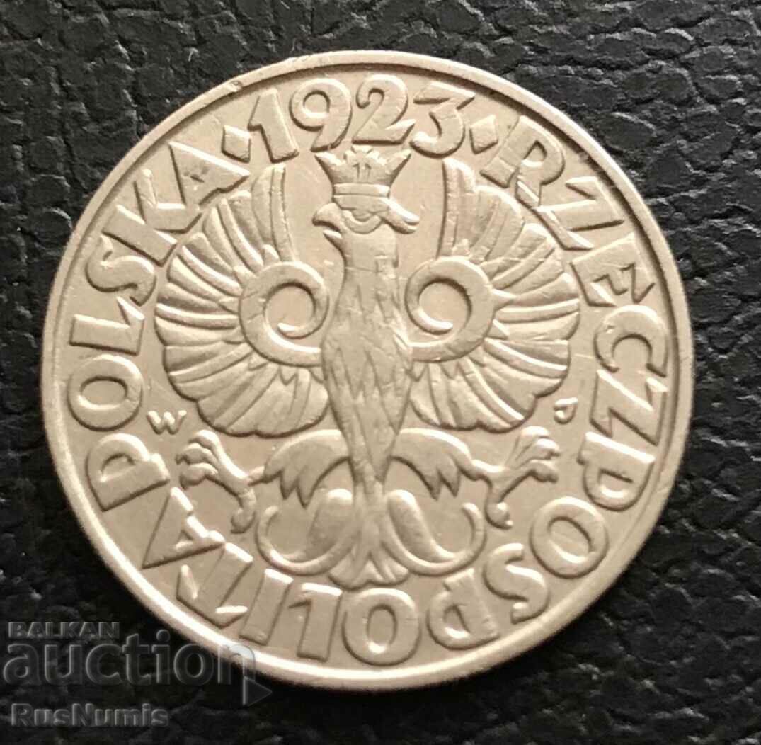 Poland. 50 Groshis 1923 with price 2.00 BGN | € 1.02