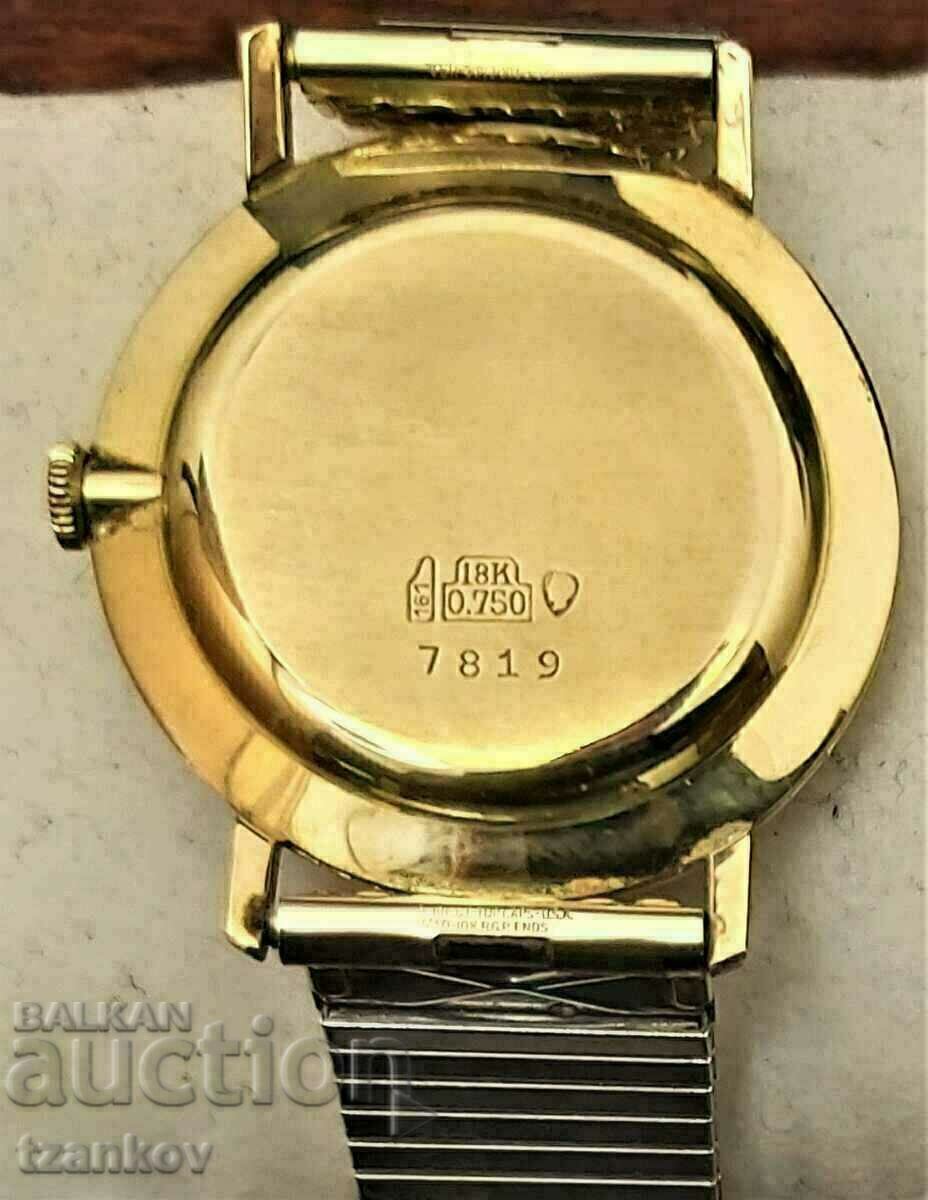 Delivery of Gold Swiss watch 18k/750/ 1950 Condition 9/10 Delivery of Gold Swiss watch 18k/750/ 1950 Condition 9/10