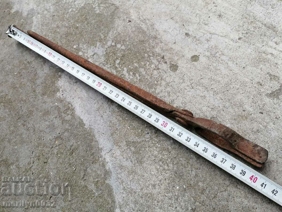 Old forging pliers, wrought iron, a keradene tool - 5 Old forging pliers, wrought iron, a keradene tool - 5