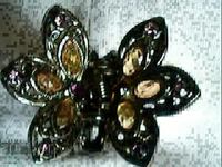 old beautiful hairpin ses expensively priced stones amethyst...cetyrin.