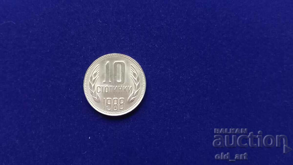Monedă - 10 cenți, anul 1988