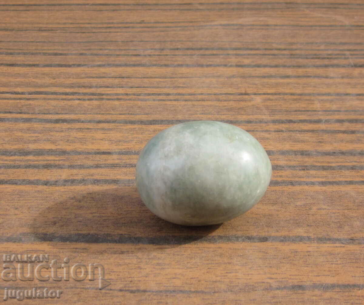 Auction small egg handmade from natural stone mineral Auction small egg handmade from natural stone mineral